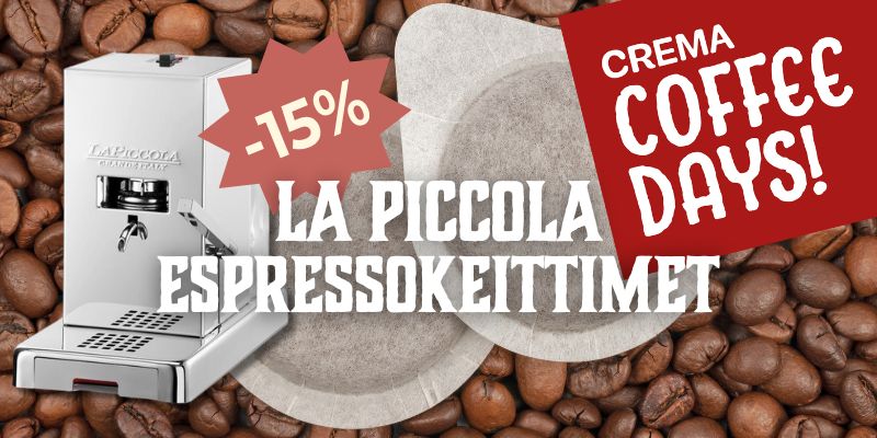 La Piccola espressokeittimet -15 %