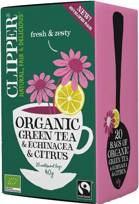 Clipper Organic Green Tea & Lemon - Crema