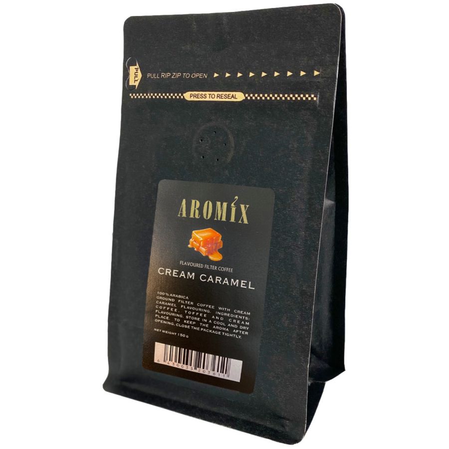 Aromix Cream Caramel makukahvi 150 g suodatinjauhatus