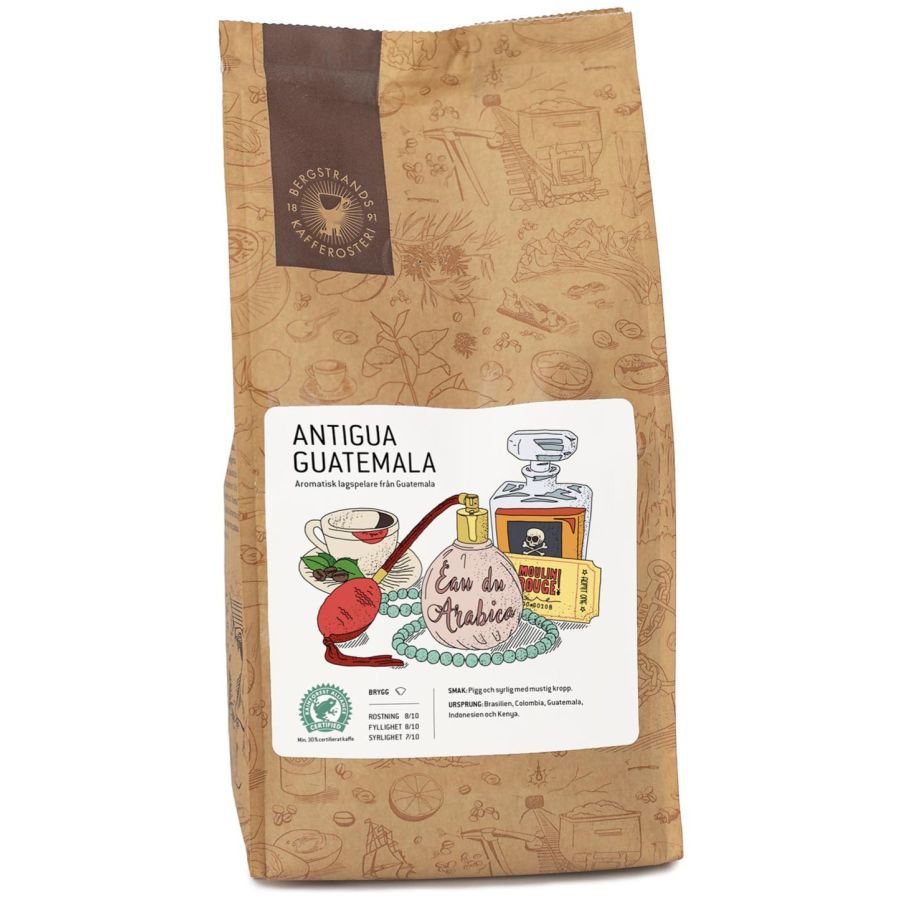 Bergstrands Antigua Guatemala 1 kg kaffebönor