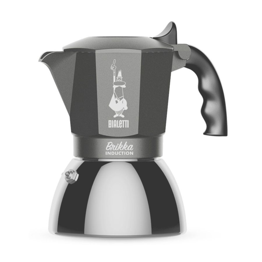 Bialetti Brikka Induction mutteripannu, 4 kuppia