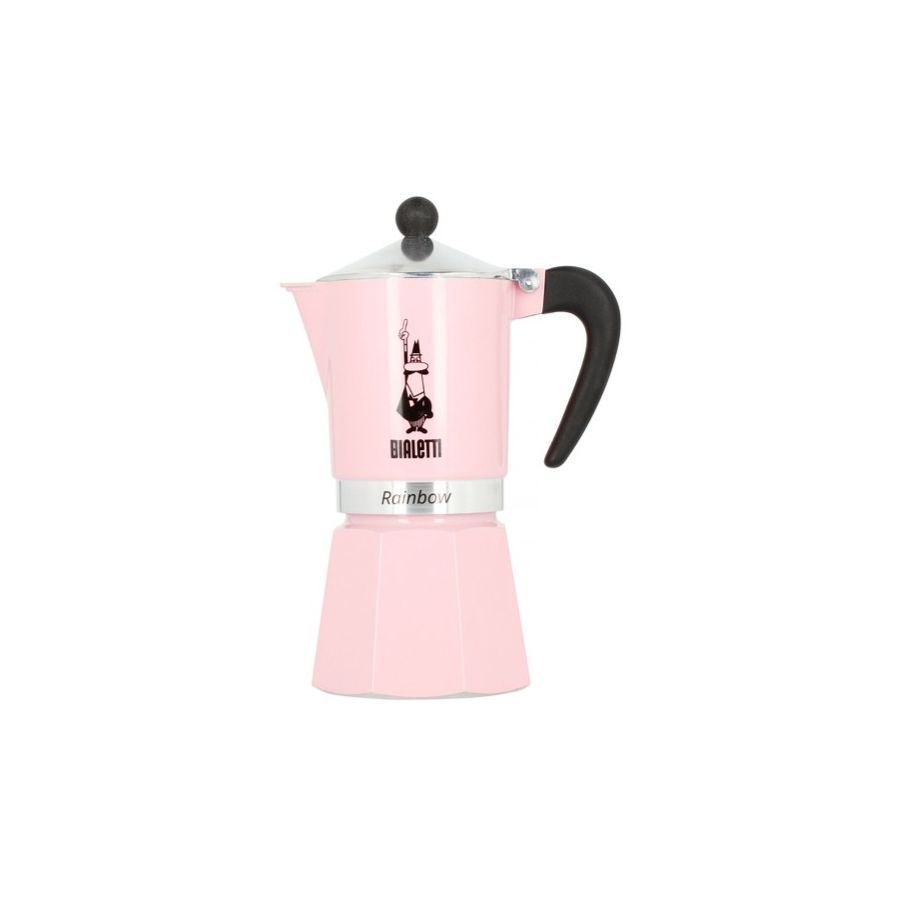 Bialetti Primavera Rainbow mutteripannu 6 kuppia, pinkki