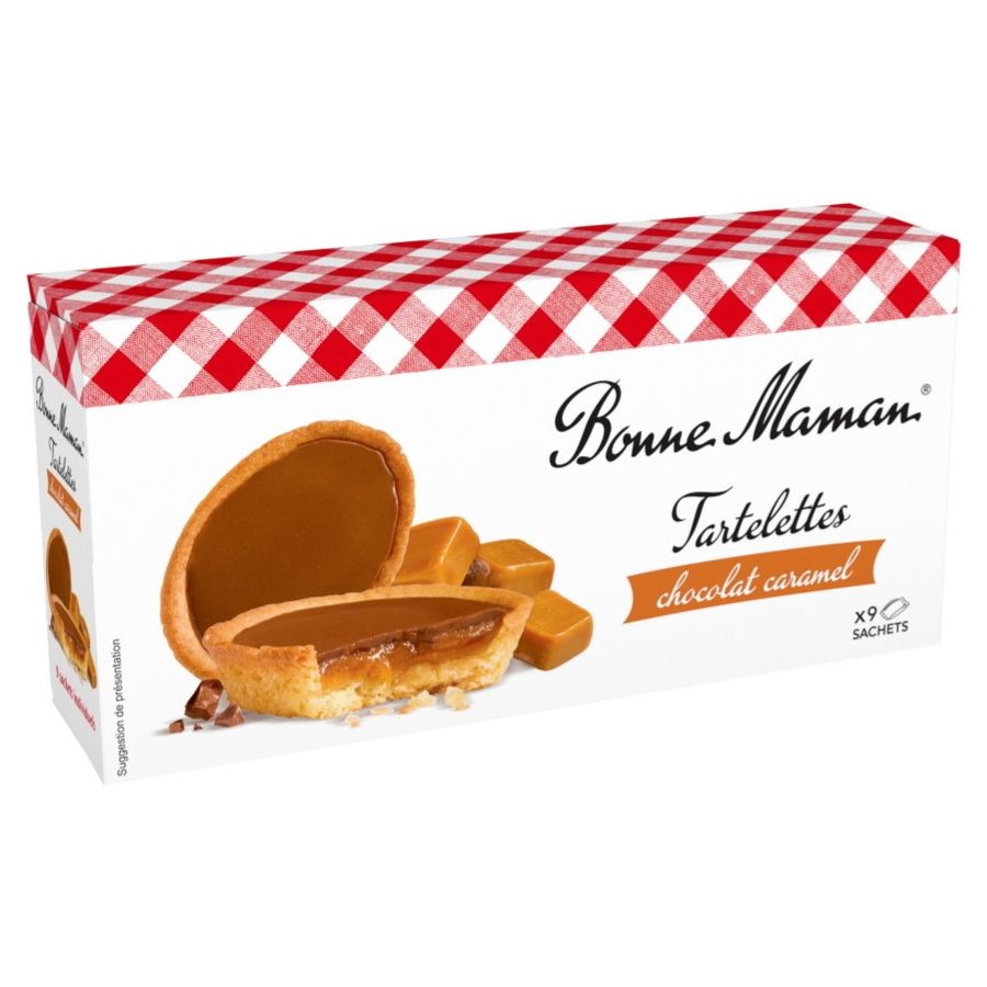 Bonne Maman suklaa-kinuski-tartelette 135 g