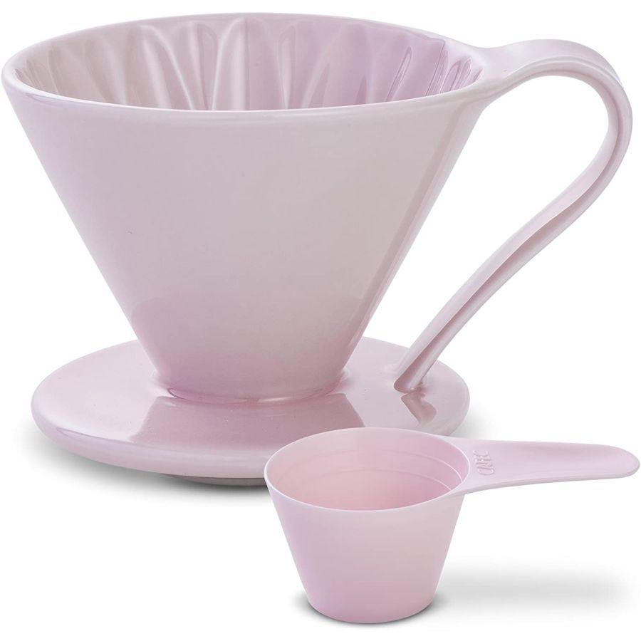 CAFEC Arita Ware Flower Dripper 4 kuppia, vaaleanpunainen