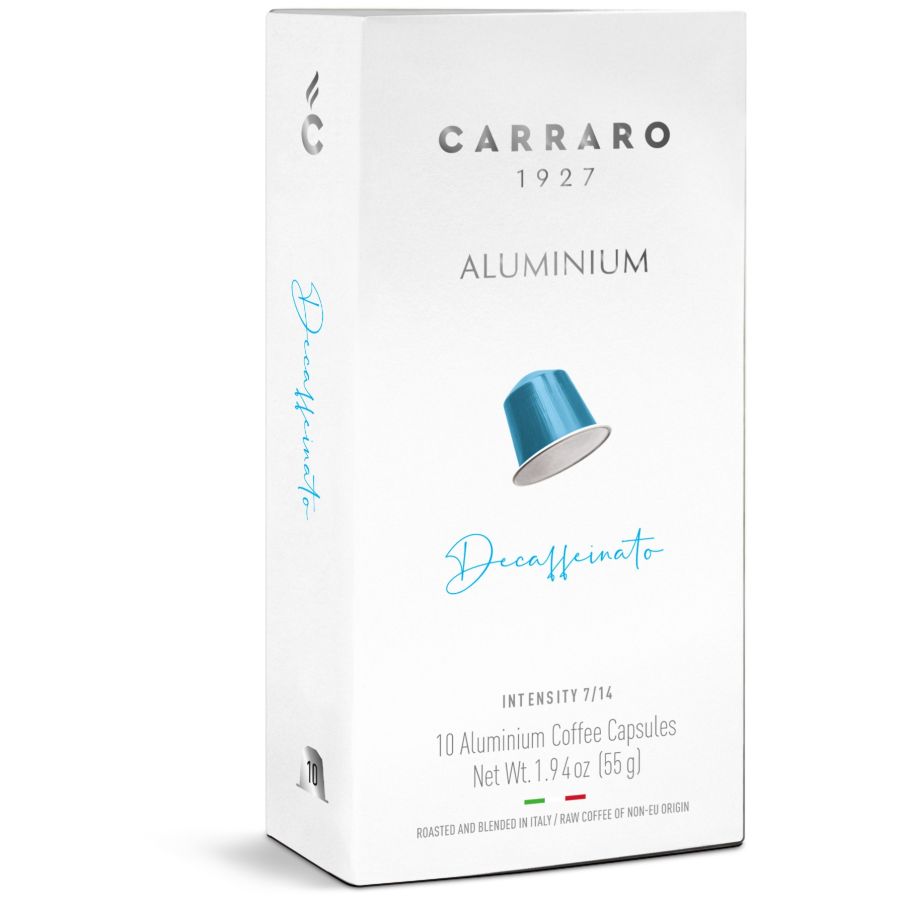 Carraro 1927 Decaffeinato koffeinfri Nespresso-kompatibel kaffekapsel 10 st