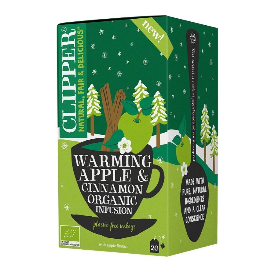 Clipper Organic Warming Apple & Cinnamon Infusion 20 Tea Bags