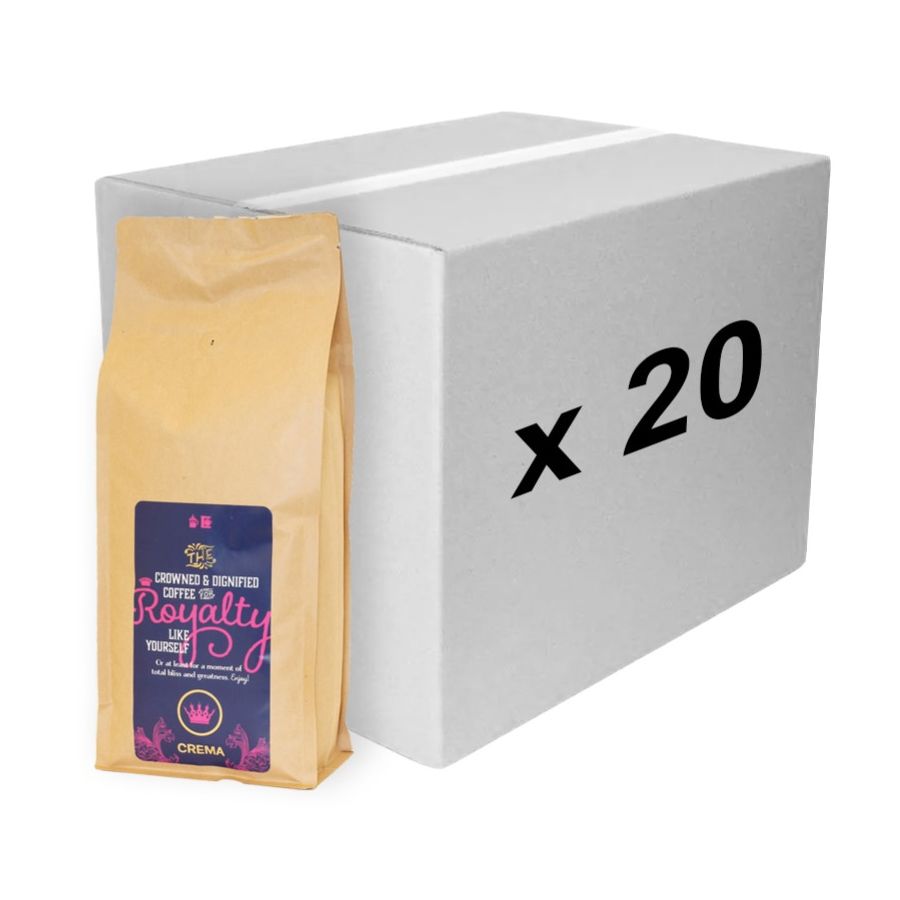 Crema Royalty Blend 20 x 1 kg kaffebönor