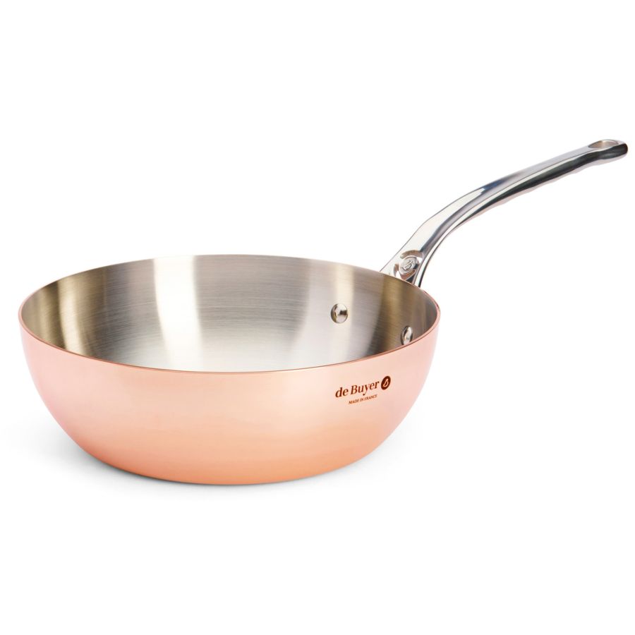 de Buyer Prima Matera Conical Sauté Pan Induction 1,7 l kuparinen paistokasari 20 cm