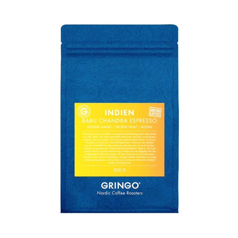 Gringo Nordic Indien Babu Chandra Espresso 500 g kahvipavut