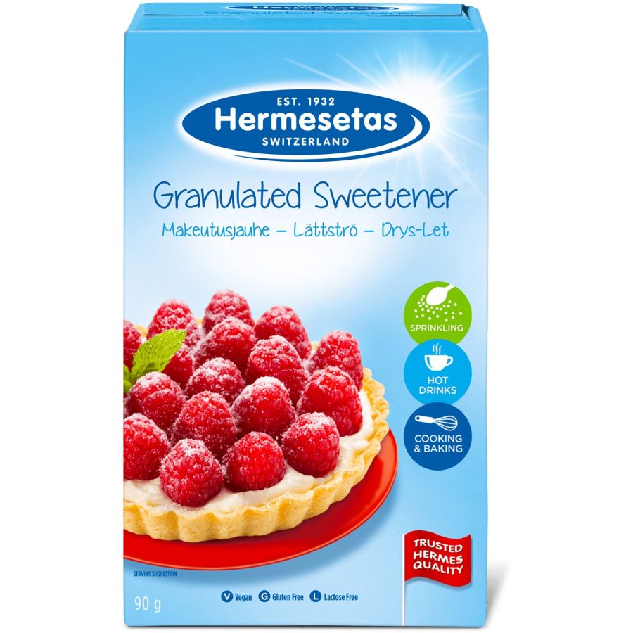 Hermesetas Granulated Sweetener makeutusjauhe 90 g