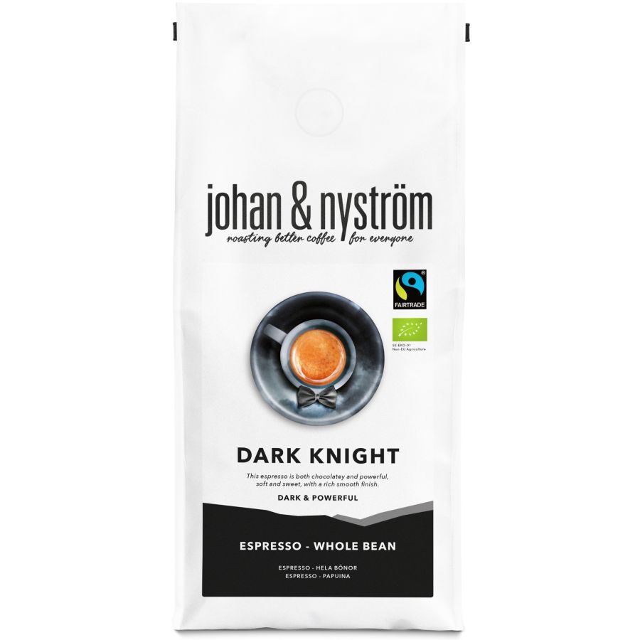 Johan & Nyström Espresso Dark Knight 500 g kahvipavut