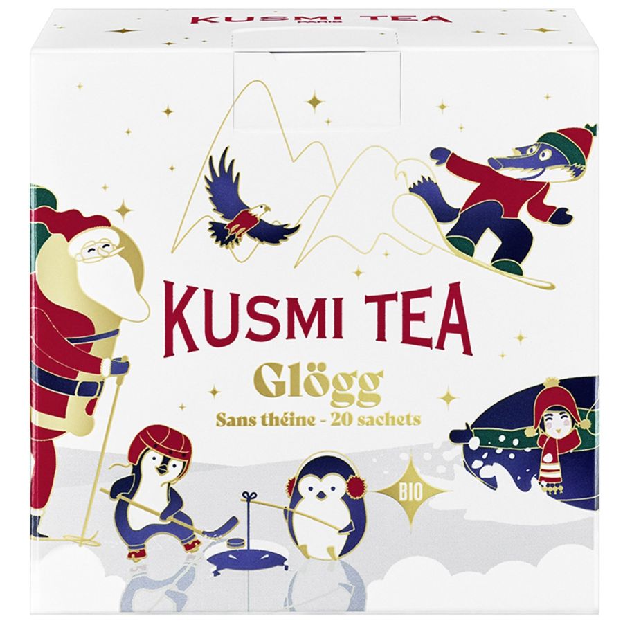 Kusmi Glögg Organic 2024 Herbal Infusion, 20 Tea Bags