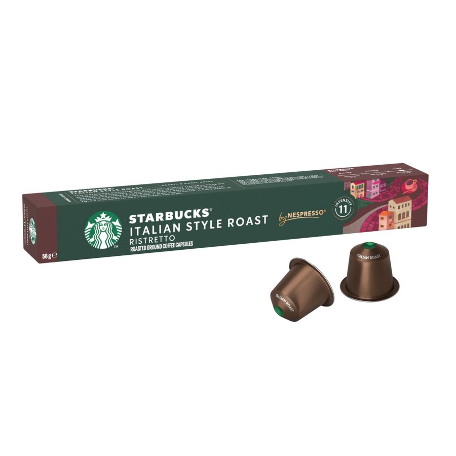 Starbucks Italian Style Roast Nespresso-yhteensopivat kahvikapselit 10 kpl