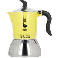 Bialetti Primavera Fiammetta Induction mutteripannu 4 kuppia, keltainen