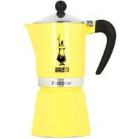 Bialetti Primavera Rainbow mutteripannu 6 kuppia, keltainen