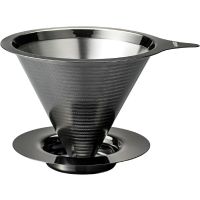 Hario V60 Double Mesh Metal Dripper storlek 02 filterhållare, svart stål