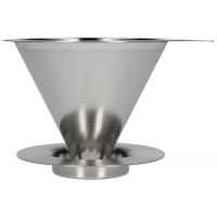 Hario V60 Double Mesh Metal Dripper koko 02 suodatinsuppilo, teräs