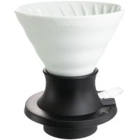 Hario V60 Immersion Dripper Switch Ceramic koko 02 + suodatinpaperit, valkoinen