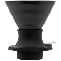 Hario V60 Immersion Dripper Switch Ceramic koko 02 + suodatinpaperit, musta