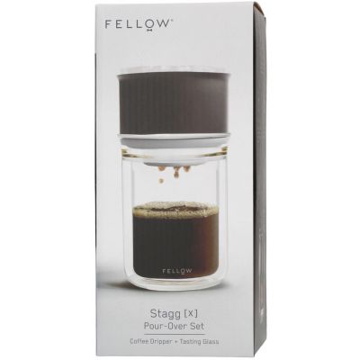 Fellow Mighty Stagg [X] Pour Over Set in Matte Black