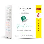 Carraro 1927 Gran Crema Nespresso-kompatibel kaffekapsel 50 st