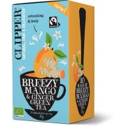 Clipper Breezy Mango & Ginger Organic Green Tea 20 Tea Bags