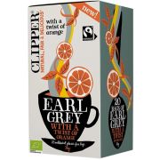 Clipper Organic Earl Grey With A Twist Of Orange, 20 teepussia