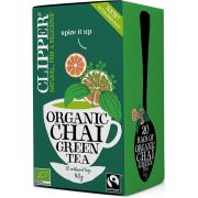 Clipper Organic Chai Green Tea 20 teepussia