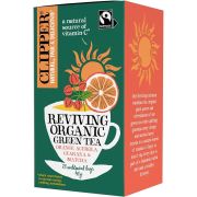 Clipper Organic Green Tea Reviving Orange, Acerola, Guarana & Matcha 20 Tea Bags