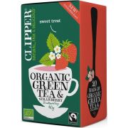 Clipper Organic Green Tea & Strawberry 20 Bags