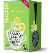 Clipper Jasmine & Lemon Organic Green Tea 20 teepussia