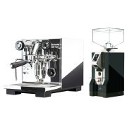 Eureka Pura espressokone + Eureka Mignon Specialità 16CR espressokahvimylly