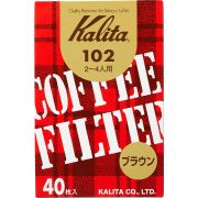 Kalita 102 ruskea suodatinpaperi, 40 kpl