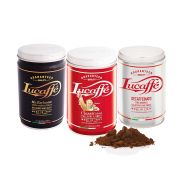 Lucaffé Classic 250 g + Mr Exclusive 250 g + Decaffeinato 250 g - jauhetut kahvit