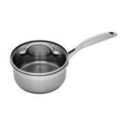 Swiss Diamond Premium Steel Sauce Pan with Lid 16 cm / 1,5 l